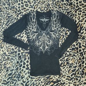 Affliction long sleeve Small